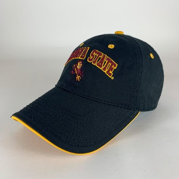 Arizona State Sun Devils NCAA Black The Game Relaxed Fit Strapback Hat - Picture 1 of 5